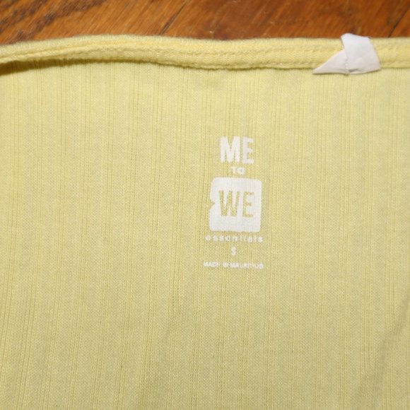 Yellow Cropped Tank Top - Picture 3 of 3